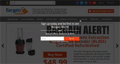 Desktop Screenshot of bargainjunkie.com